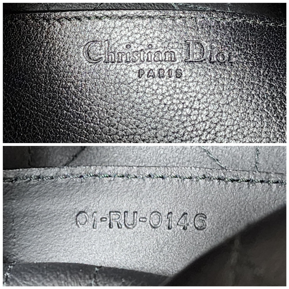 CHRISTIAN DIOR Grained Calfskin Leather Cannage Quilted Medium Ultradior Tote Ba - Picture 4 of 14